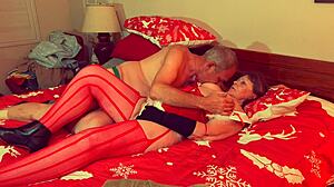 granny carmen enjoys dildo orgasms