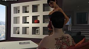 Hot Latina gives private lap dance!