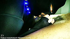 Masked latina deepthroat