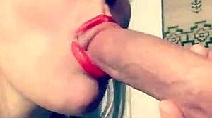 more spit or keep sucking this deepthroat blowjob close up