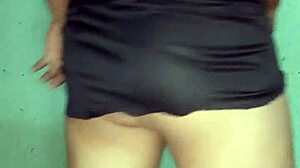 Excited In White Thong