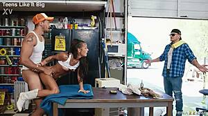 Ryan reid in truckstop adventures with spanking.