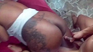 i'm teaching this ebony milf slut to be a porn star, and the student offers to fuck her ass as a lesson, with big tits squirting in pov.