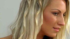 christina shows oral talents with pink tasty pussy