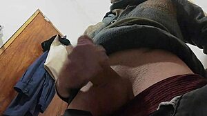 Young Skinny Girl Masturbates In Bathroom!