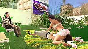 Teen Whore Rides Big Cock In Cowgirl Position