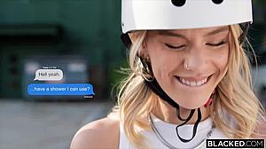 Blonde Dylan Moore Squirts Hard on Jason's Thick BBC