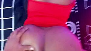 stepsister enjoys huge cock in tight pussy