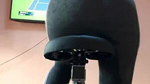 I didnt want to interrupt my workout and peed my gym pants