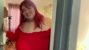 Peruvian Redhead BBW Rides with Big Ass and Tits