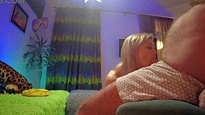 Fat Driving Instructor Fucks Cute Teen POV with Deepthroat and Intense Action