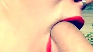 more spit or keep sucking this deepthroat blowjob close up