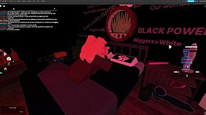 Blonde Woman Experiences Rough Encounter with Big Black Cock in Virtual Studio