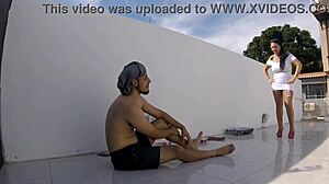 a latina lady broke my cock at work