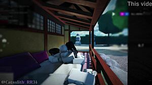 They returned for another intense threesome session with a follower, including doggystyle, riding, and blowjob