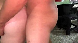 i drop towel in front of stepdad and he fucks my tight pussy