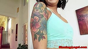 smalltit asian pornstar deepthroats dick in this scene