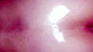 horny milf couple with big ass and big cock in homemade anal blowout.