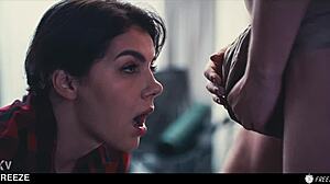 Valentina Nappi Goes Hiking And Gets Freeze Fucked By Native Guy In Bondage 😈