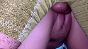 Latina stepmother gets bent over for anal sex at home.