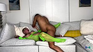 Pregnant big booty slut gets bred by huge bbc creampie