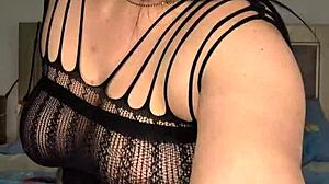 Naughty Masked Babe Pounds Her Pussy