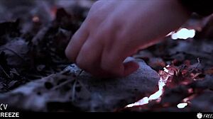 Valentina Nappi Goes Hiking And Gets Freeze Fucked By Native Guy In Bondage 😈