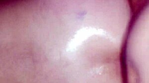 horny milf couple with big ass and big cock in homemade anal blowout.