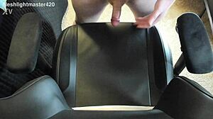 Redhead teen masturbates to massive cum spray in bedroom