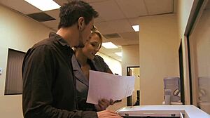 Blonde Cougar With Big Tits Gets Her Shaved Pussy Stuffed Deep