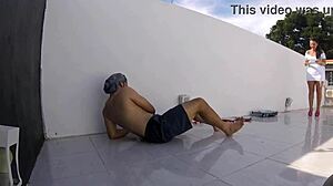 a latina lady broke my cock at work