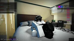 They returned for another intense threesome session with a follower, including doggystyle, riding, and blowjob