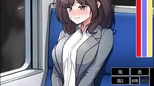 gameplay masturbating office lady in train hentai
