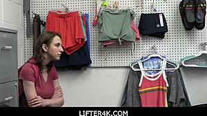 Tristan fucks officer in office.