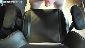 Redhead teen masturbates to massive cum spray in bedroom