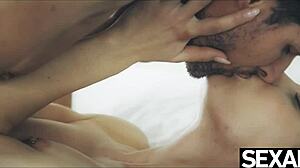 Beauty Sucks And Fucks To Intense Orgasms