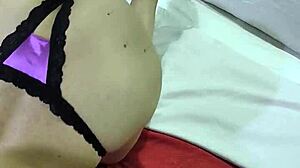 I Am Cute Violet Shaking While Sucking In Bent Over Position