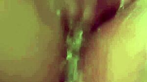 Slut shows pussy and ass for anal