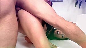 Lia Ponce Takes Intense Double Penetration Hard