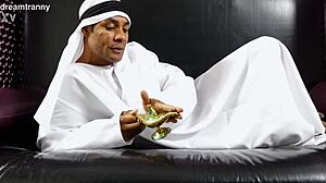 Trans Genie Daniela Marks Feels Intense Pleasure Serving Ass To Hung Aladdin