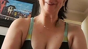 Making My Stepson Cum with Big Natural Tits