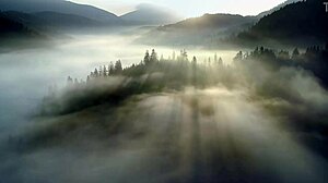 Fantasy bare maidens masturbate outdoors in cosplay.