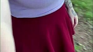 Perfect College Blonde Lets Feel Big Titties