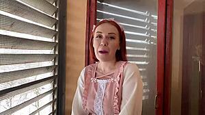 Hot maid bends over for intense doggystyle