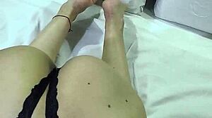 I Am Cute Violet Shaking While Sucking In Bent Over Position