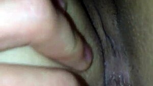 Exploring super wet pussy sensations