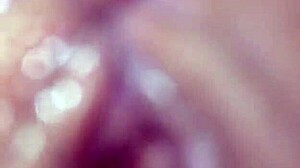 Exploring super wet pussy sensations