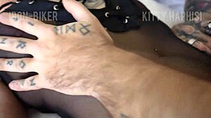 Fucking Tattooed Girl And Cumming In Her Little Mouth