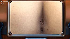 asian babe gets assfucked in anal world series.