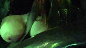 italian big tits artemisia love flashes her horny boobs in car ride